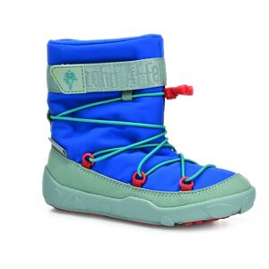 Affenzahn Snow Boot Vegan Blue/Red Shark zimní barefoot boty Velikost boty (EU): 32, Vnitřní délka boty: 210, Vnitřní šířka boty: 72