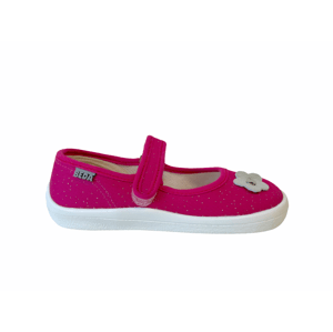 balerínky Beda růžové třpytky - pink shine (BF 0001/BA/textil) velikosti bot EU: 25
