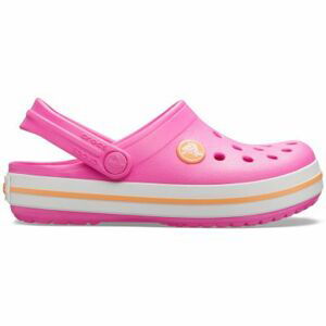 pantofle Crocs Crocband Clog K - Electric Pink/Cantaloupe velikosti bot EU: 30