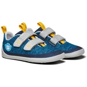 tenisky Affenzahn Lowcut Knit Penguin Blue/yellow Velikost boty (EU): 32, Vnitřní délka boty: 210, Vnitřní šířka boty: 75