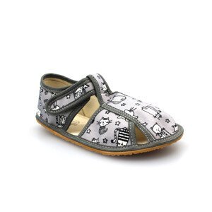 Baby Bare Shoes bačkory Baby bare Grey Cat Velikost boty (EU): 24, Vnitřní délka boty: 156, Vnitřní šířka boty: 69