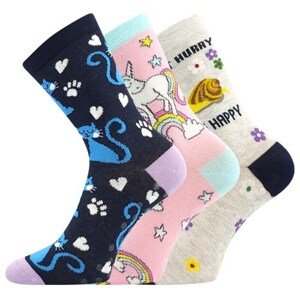 Ponožky Voxx Filip 07 ABS mix C holka, 3 páry Velikost ponožek: 30-34 EU