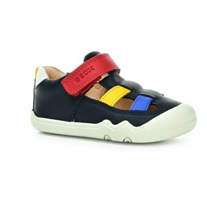 Geox Steppieup Navy/Multicolor barefoot sandály Velikost boty (EU): 27, Vnitřní délka boty: 172, Vnitřní šířka boty: 66