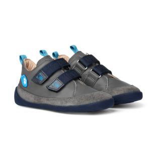 boty Affenzahn Sneaker Leather Buddy Bear Grey/Blue Velikost boty (EU): 32, Vnitřní délka boty: 210, Vnitřní šířka boty: 75