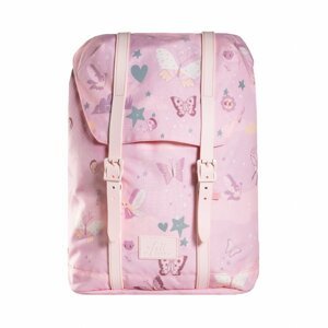 Ergonomický školní batoh Frii of Norway 22L Pink Butterfly