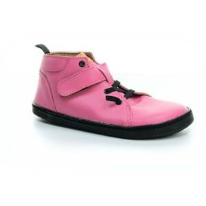 boty Pegres BF52 růžové na černé Velikost boty (EU): 33, Vnitřní délka boty: 210, Vnitřní šířka boty: 82