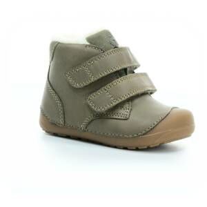 Bundgaard Petit Mid Winter Strap Army WS zimní barefoot boty Velikost boty (EU): 23, Vnitřní délka boty: 142, Vnitřní šířka boty: 61