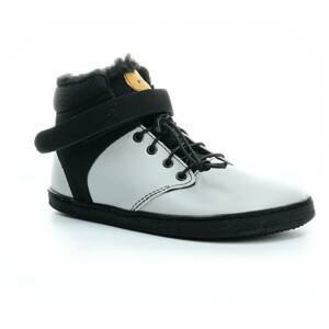 Pegres BF40 šedé zimní barefoot boty Velikost boty (EU): 30, Vnitřní délka boty: 192, Vnitřní šířka boty: 77