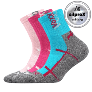 Ponožky Voxx Wallík mix holka, 3 páry Velikost ponožek: 20-24 EU