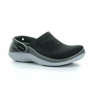 pantofle Crocs Literide 360 K Clog Black/Slate grey AD Velikost boty (EU): 38, Vnitřní délka boty: 240, Vnitřní šířka boty: 97