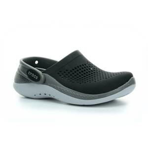 pantofle Crocs Literide 360 K Clog Black/Slate grey AD Velikost boty (EU): 39, Vnitřní délka boty: 247, Vnitřní šířka boty: 95