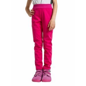 dětské softshellové kalhoty s fleecem Unuo Sporty fuchsiová Velikost boty (EU): 104/110