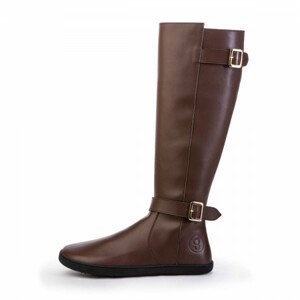 Shapen Glam Brown Leather barefoot kozačky Velikost boty (EU): 38, Vnitřní délka boty: 251, Vnitřní šířka boty: 95