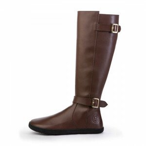 Shapen Glam Brown Leather barefoot kozačky Velikost boty (EU): 41, Vnitřní délka boty: 266, Vnitřní šířka boty: 101