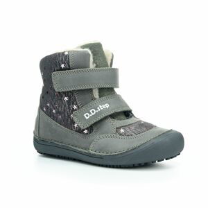 D.D.Step W063-333 tmavě šedé zimní barefoot boty Velikost boty (EU): 25, Vnitřní délka boty: 160, Vnitřní šířka boty: 65