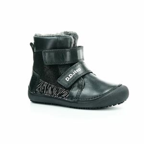 D.D.Step W063-356 černé zimní barefoot boty Velikost boty (EU): 26, Vnitřní délka boty: 166, Vnitřní šířka boty: 67