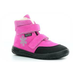 Jonap Jerry zima růžová devon vločka vlna barefoot boty Velikost boty (EU): 24, Vnitřní délka boty: 152, Vnitřní šířka boty: 67