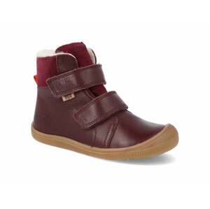 Koel4kids Emil Napa TEX Wool Bordo zimní barefoot boty Velikost boty (EU): 23, Vnitřní délka boty: 145, Vnitřní šířka boty: 59