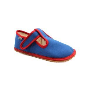 bačkory Beda modré s červenou (BF-060010/W) Velikost boty (EU): 28, Vnitřní délka boty: 180, Vnitřní šířka boty: 73