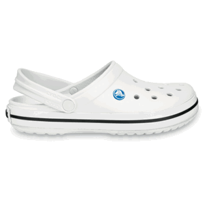 dámské pantofle Crocs Crocband Clog - White Velikost boty (EU): 43, Vnitřní délka boty: 270, Vnitřní šířka boty: 100