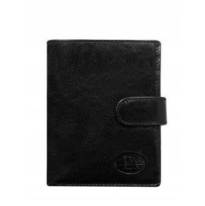 Pánská kožená peněženka s přezkou Toni, černá