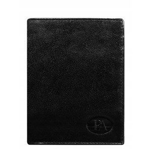 Pánská kožená peněženka bez přezky Toni, černá