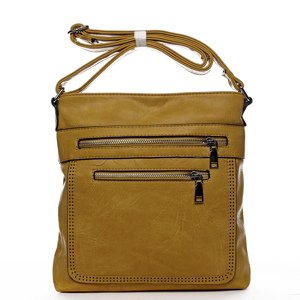 Moderní dámská crossbody kabelka La vida, žlutá