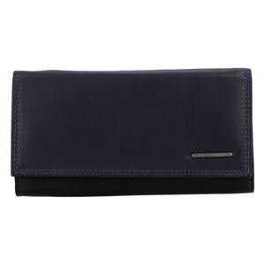 Krásná dámská kožená peněženka Bellugio, modrá