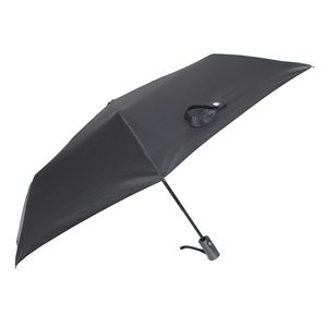Pánský deštník s dekorativní rukojetí, černý