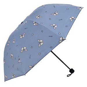 Deštník měnící barvu Butterfly, modrý