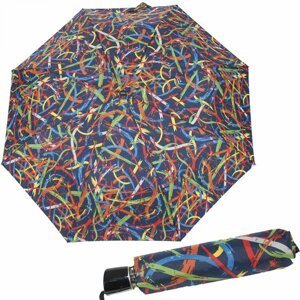 Mini Fiber Expression - dámský skládací deštník, modrý