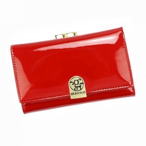 Luxusní dámská kožená peněženka Gregorio RAQUEL, červená