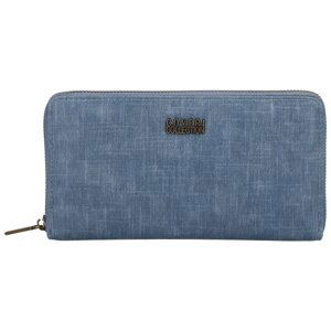 Trendová dámská koženková peněženka Sonu, tmavě modrá