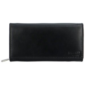 Luxusní dámská kožená peněženka Fotu, černá