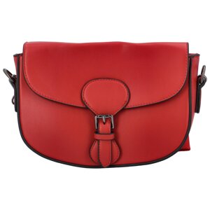 Trendová koženková crossbody Atlay, červená