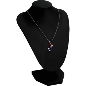 Něžný dámský náhrdelník s chirurgické oceli Love red,navy, black