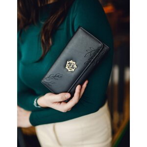 Elegantní dámská koženková peněženka VUCH Lisett, černá