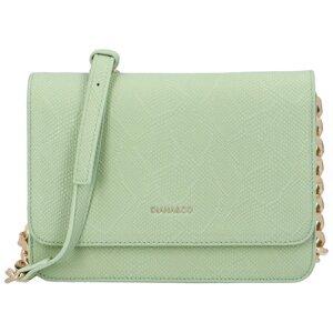 Dámská elegantní koženková  crossbody Fabiola, zelená voda