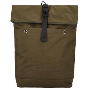 Praktický látkový batoh na notebook Lauko, khaki