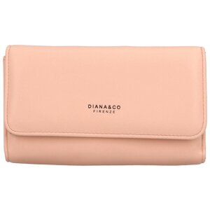 Elegantní dámská koženková peněženka Žofie, růžová
