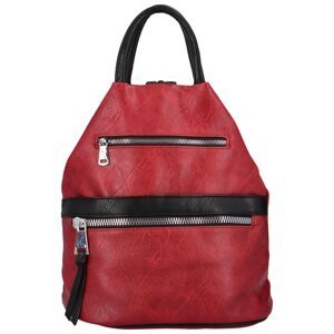Stylový dámský batoh Zendy, červená