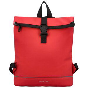 Trendy dámský pogumovaný batoh Andree,   zářivě červená