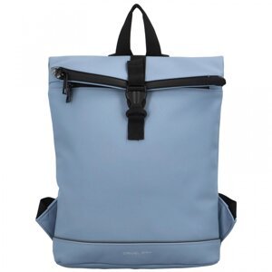 Trendy dámský pogumovaný batoh Andree,   světle modrá