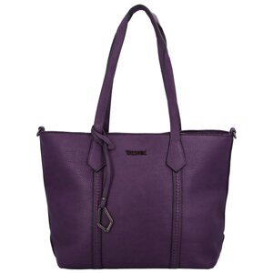Elegantní dámská koženková kabelka Socorro ,  fialová