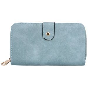 Trendy dámská koženková peněženka Bellina, světle modrá
