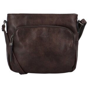 Stylová dámská crossbody Willow, tmavě hnědá