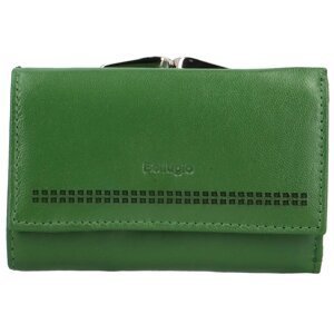 Dámská kožená peněženka Bellugio  Ambra, tmavě zelená