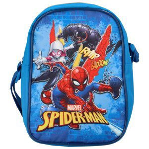 Dětská veselá crossbody taška Spiderman, modrá