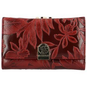 Módní dámská kožená peněženka Gregorio Pamella, červená