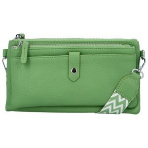 Stylová malá crossbody kabelka Perlla, zelená